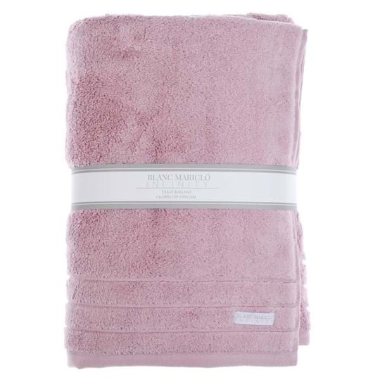 Blanc Mariclò Telo Bagno Rosa