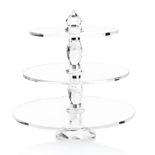 Ottaviani Alzata Tre Piani In Cristallo