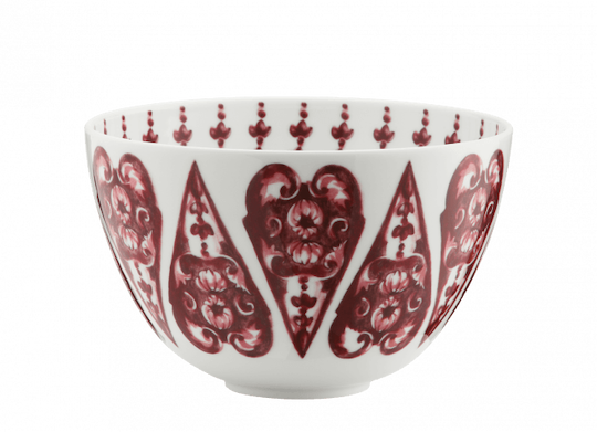 Richard Ginori Coppa Alta Babele Rosso