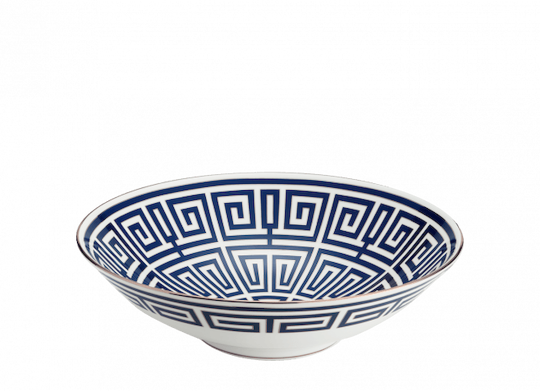 Richard Ginori Coppa Centrotavola Collezione Labirinto Blu