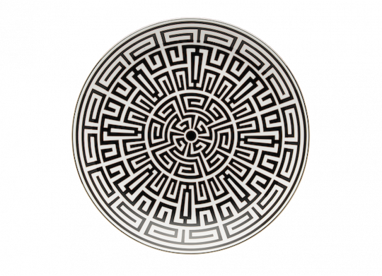 Richard Ginori Centrotavola Collezione Labirinto Nero