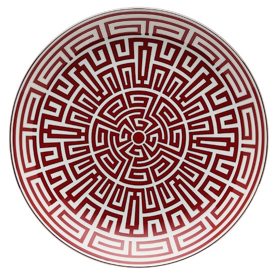 Richard Ginori Centrotavola Labirinto Scarlatto