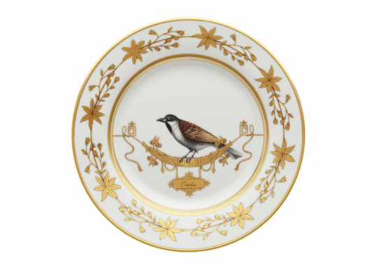 Richard Ginori Piatto Segnaposto Volière Ortolan