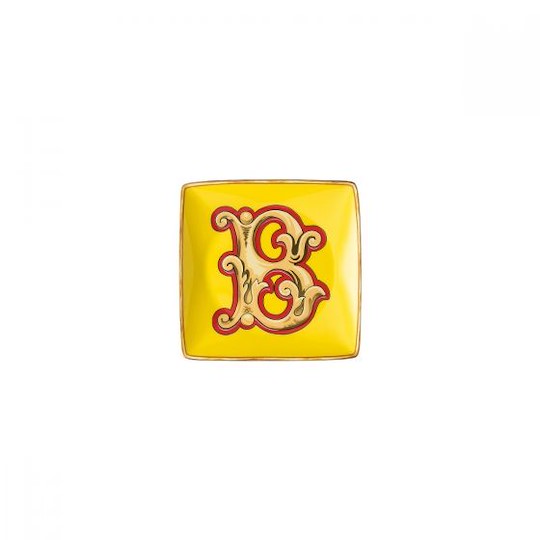 Piatto Decorativo Rosenthal Versace Lettera B