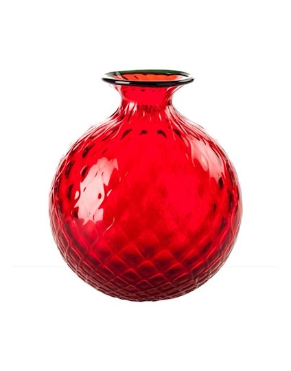 Venini Vaso Monofiore Rosso