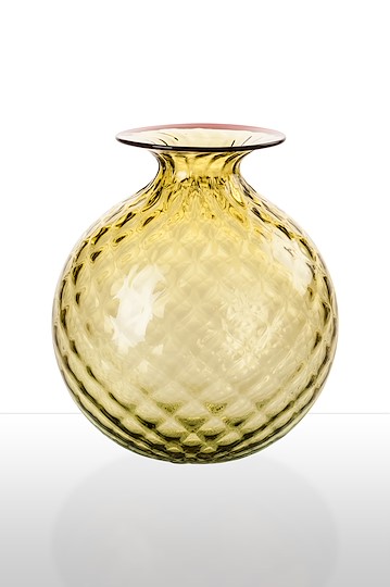 Vaso Venini Monofiore Thè Filo Rosso