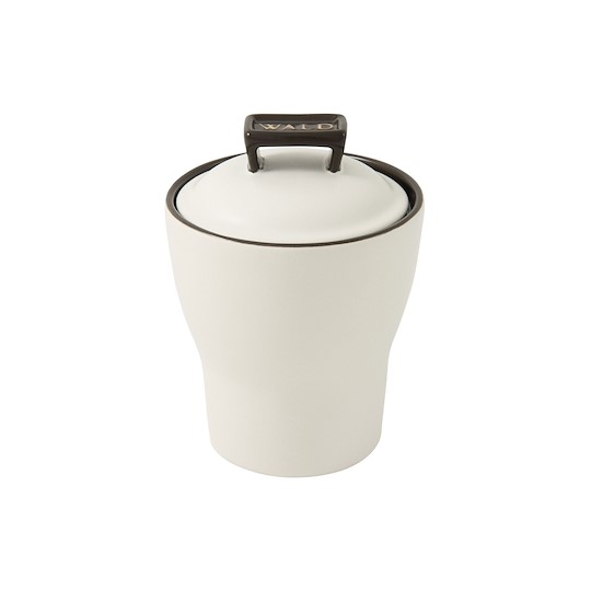 Wald Barattolo Bianco Con Coperchio