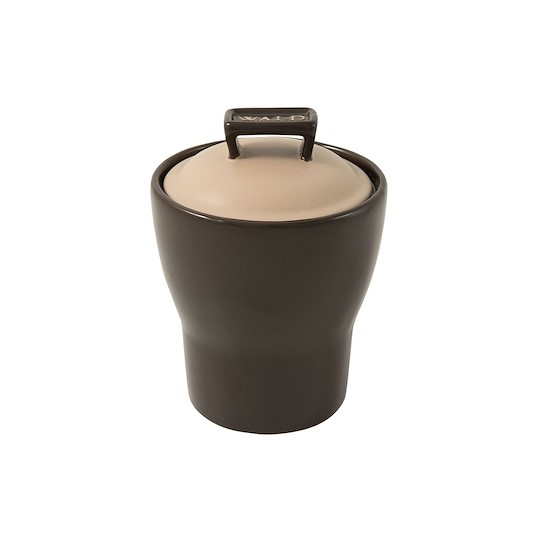 Wald Barattolo Nero Con Coperchio