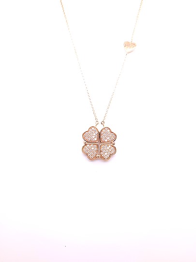 Love & Luck Girocollo Diamanti Bianchi