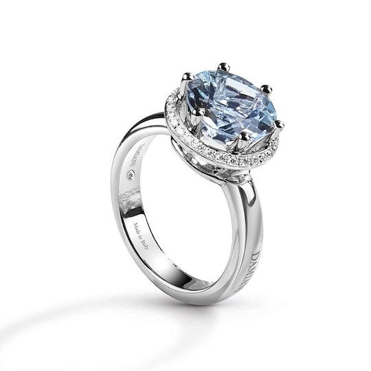 Damiani Anello Minou Acquamarina