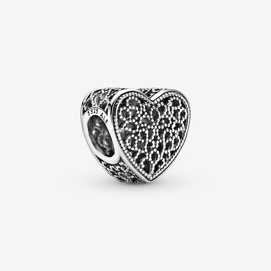 Charm Cuore Decorato