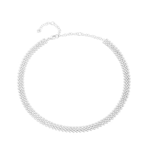 Recarlo Girocollo Faceround Cinque File Brillanti