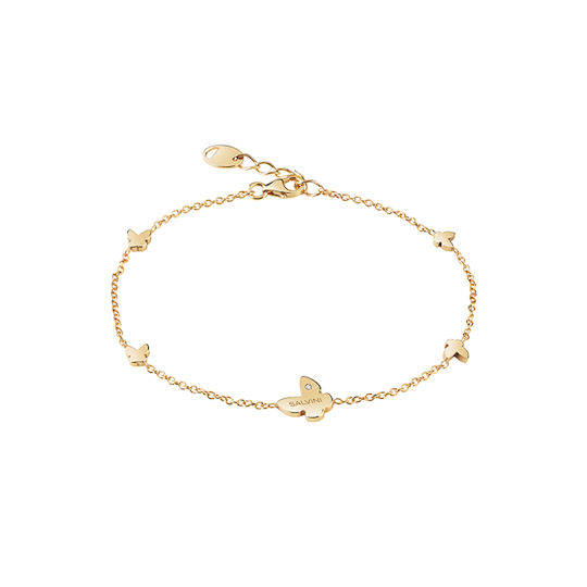 Salvini Bracciale Oro Giallo Con Farfalle