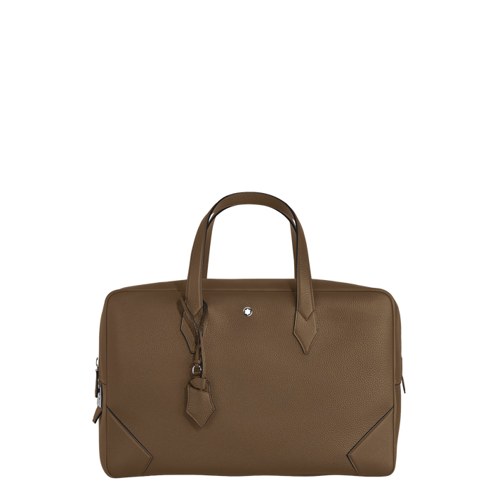 Montblanc Classic Borsa Weekender 45 In Pelle Con Grana