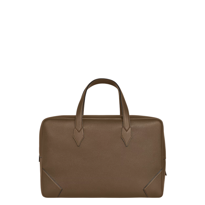 Montblanc Classic Borsa Weekender 45 In Pelle Con Grana