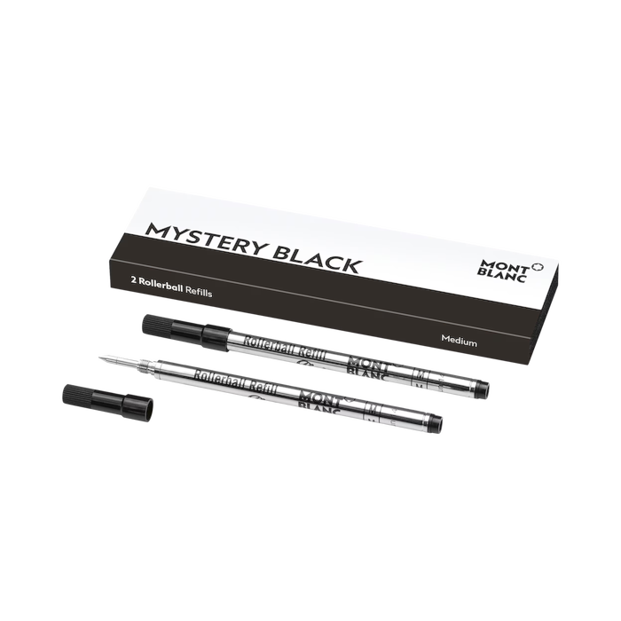 Montblanc 2x Refills for Mystery Black Ballpoint Pen