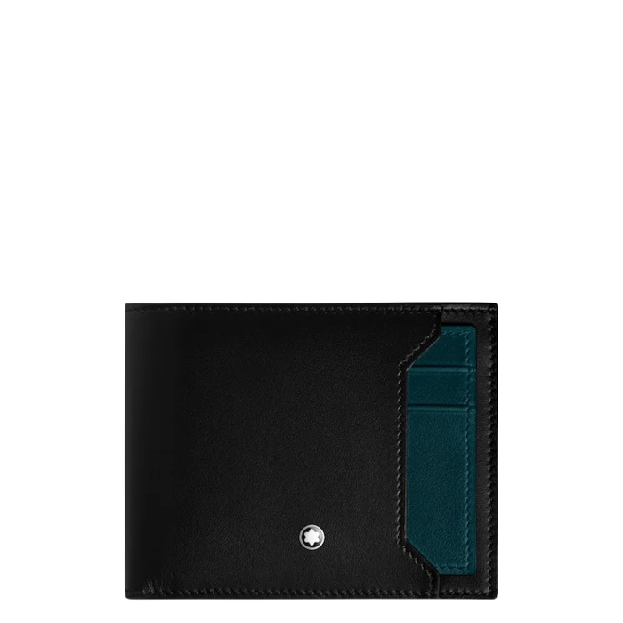 Montblanc Portafoglio 6 scomparti con porta carte amovibile Soft