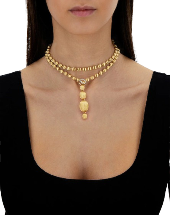 Nanis Ivy Collana Iconica Convertibile Con Boules Corta