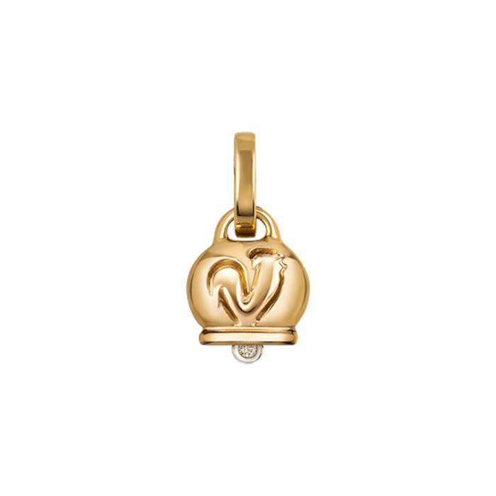 Chantecler Charms Campanella Oro Giallo 18kt e Diamanti