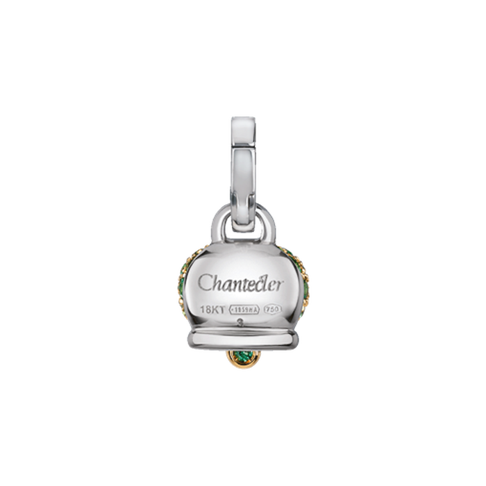 Chantecler Ciondolo Campanelle Oro Smeraldi