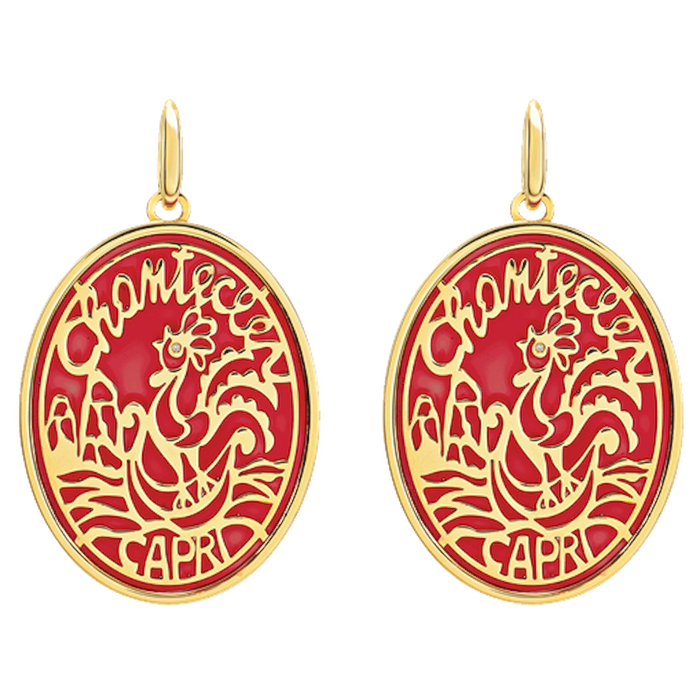 Chantecler Logo Earrings