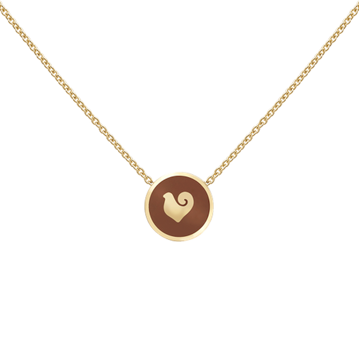 Chantecler Paillettes Ciondolo Oro