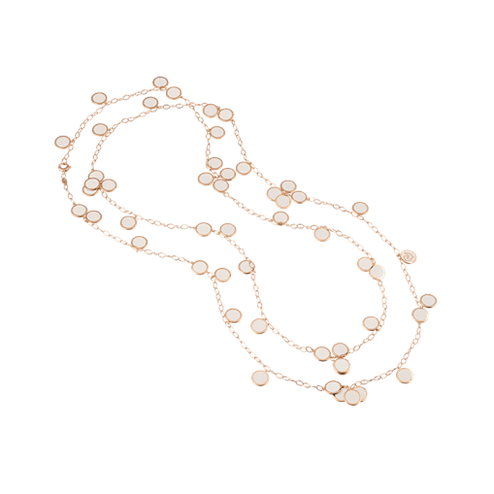 Chantecler Paillettes Collana Oro
