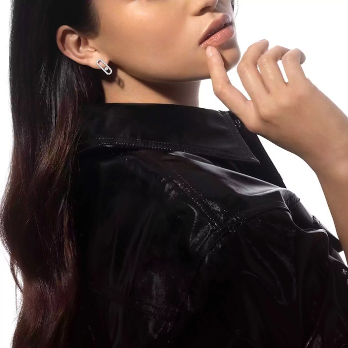 Messika Move Uno Pavé Earrings