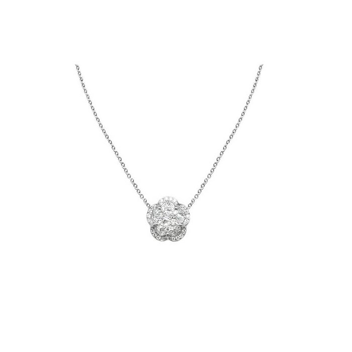Pasquale Bruni Bon Ton Collana Fiore Oro Bianco