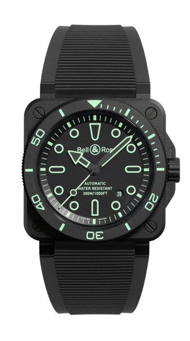 Bell & Ross Diver Lum Outline