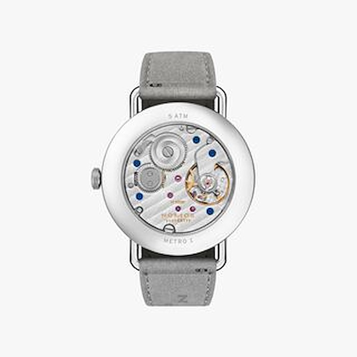 Nomos Glashütte Metro 33 All Silver 1122