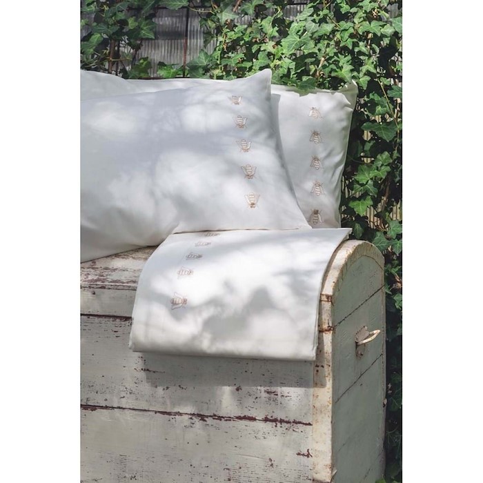 Blanc Mariclò Completo Biancheria Letto 2 Piazze