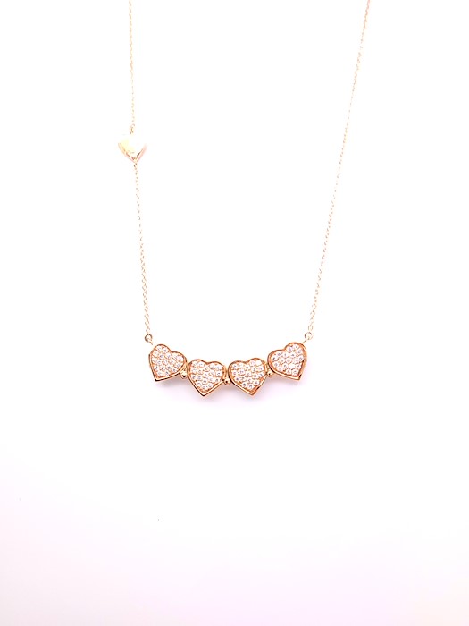 Love & Luck Girocollo Diamanti Bianchi