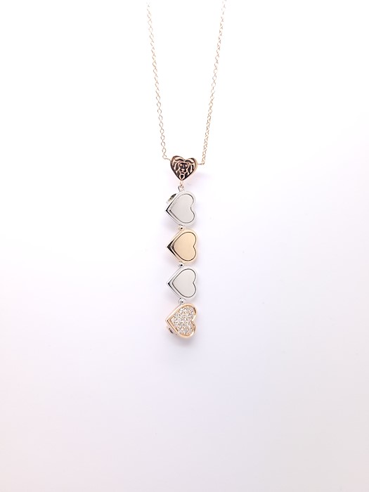 Girocollo Love & Luck Argento Ed Oro