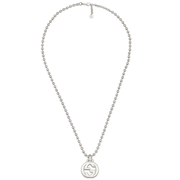 Gucci Collana Interlocking Pendente Gg