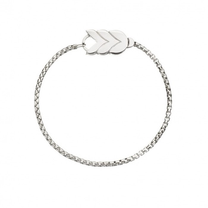 Bracciale Spiga Grande Queriot In Argento 19.5 Cm