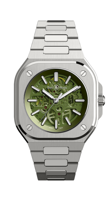 Bell & ross Skeleton Br05a-gn-skst/sst