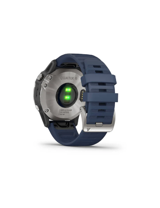 Garmin Quatix 6 Gray Cinturino Silicone Smartwatch Gps