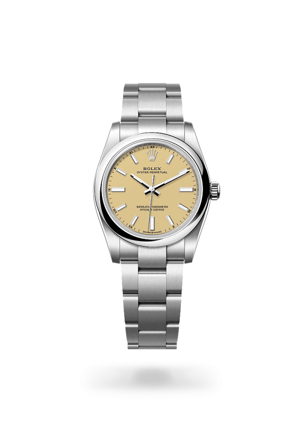 Rolex Oyster Perpetual 34 in Acciaio Oystersteel, M124200-0007