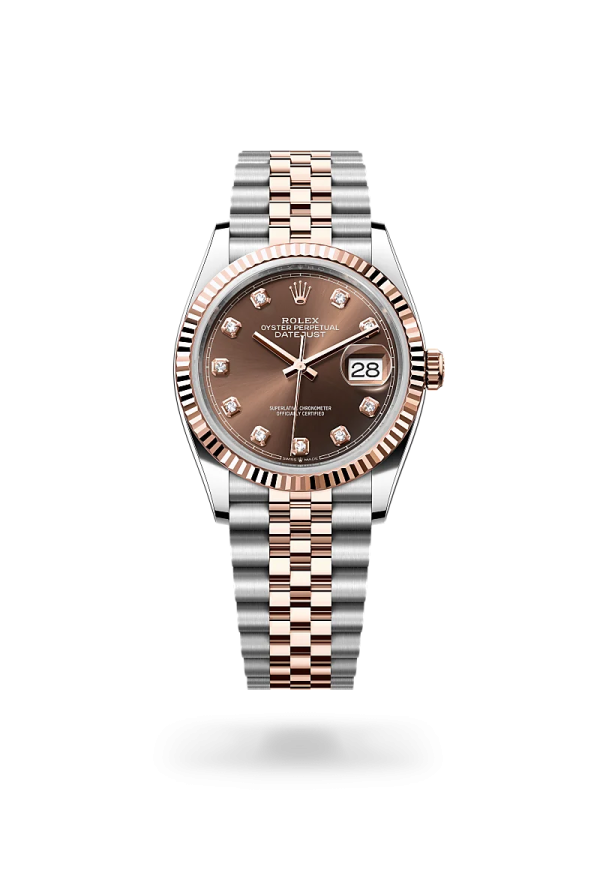 Rolex Datejust 36 in Rolesor Everose (combinazione di acciaio Oystersteel e oro Everose), M126231-0053