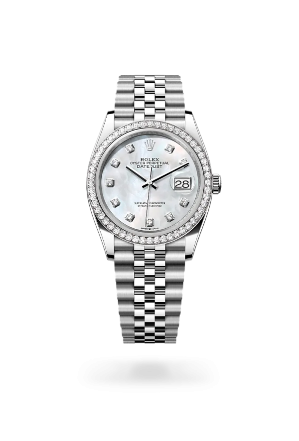 Rolex Datejust 36 White Rolesor - combination of Oystersteel and white gold, M126284RBR-0011
