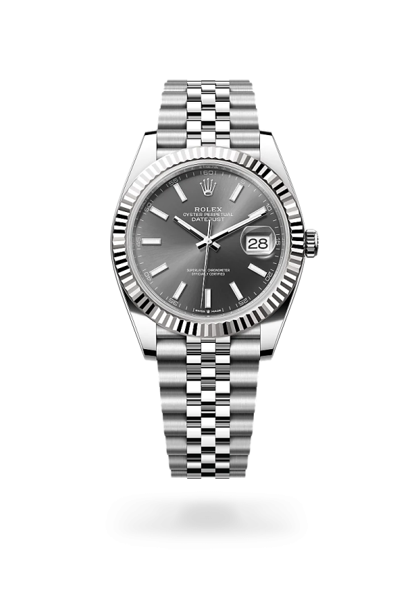 Rolex Datejust 41 White Rolesor - combination of Oystersteel and white gold, M126334-0014