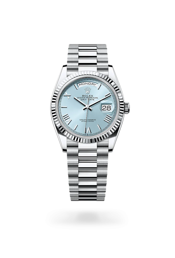 Rolex Day-Date 36 in Platino, M128236-0018