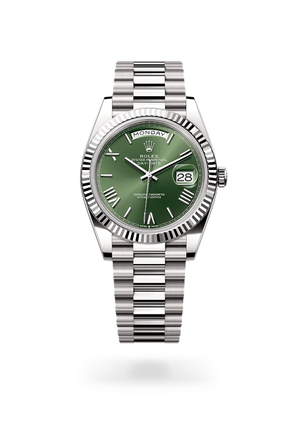 Rolex Day-Date 40 in Oro bianco 18 ct, M228239-0033