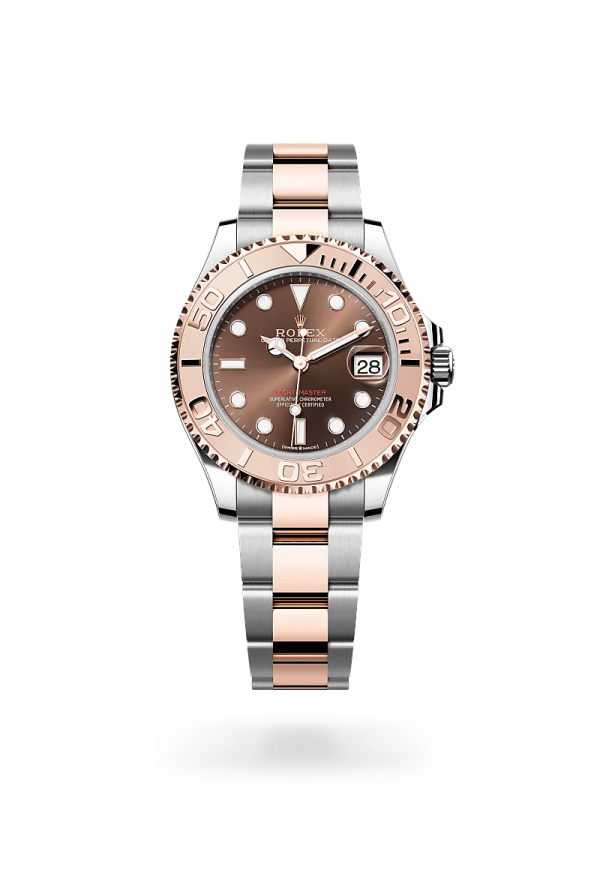 Rolex Yacht-Master 37 in Rolesor Everose (combinazione di acciaio Oystersteel e oro Everose), M268621-0003