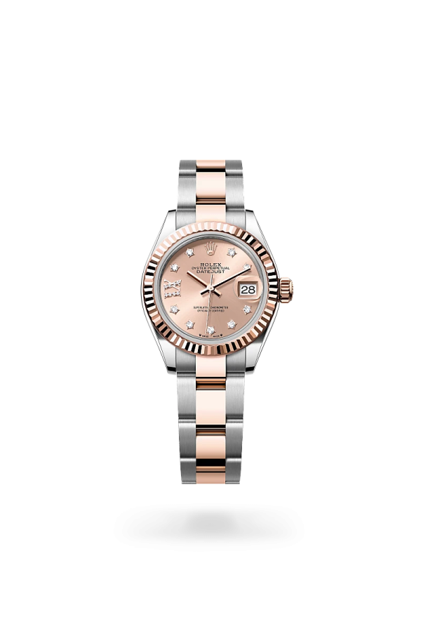 Rolex Lady-Datejust in Rolesor Everose (combinazione di acciaio Oystersteel e oro Everose), M279171-0028