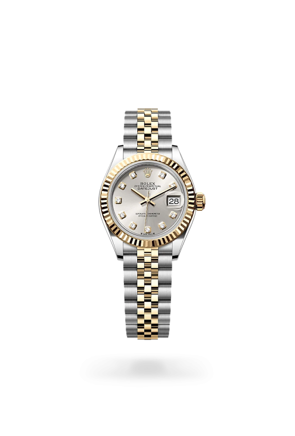 Rolex Lady-Datejust in Rolesor giallo (combinazione di acciaio Oystersteel e oro giallo), M279173-0007