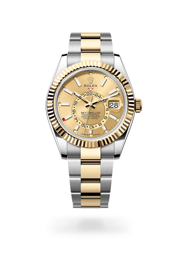 Rolex Sky-Dweller in Rolesor giallo (combinazione di acciaio Oystersteel e oro giallo), M336933-0001