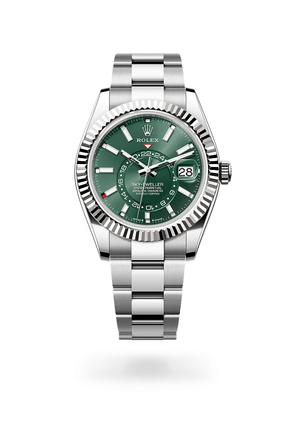 Rolex Sky-Dweller in Rolesor bianco (combinazione di acciaio Oystersteel e oro bianco), M336934-0001