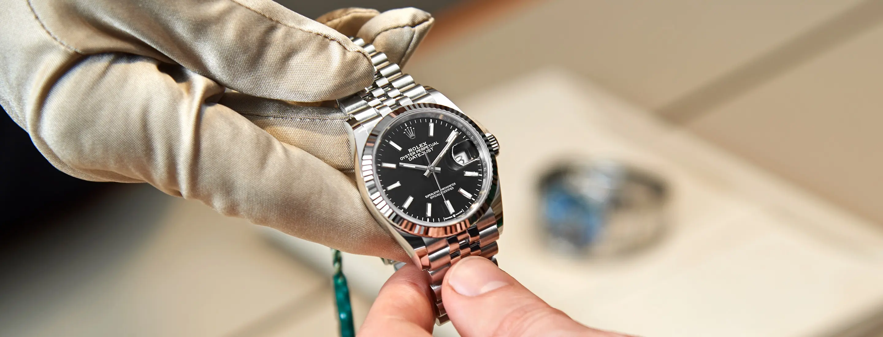 The procedure for a full service of Rolex watches